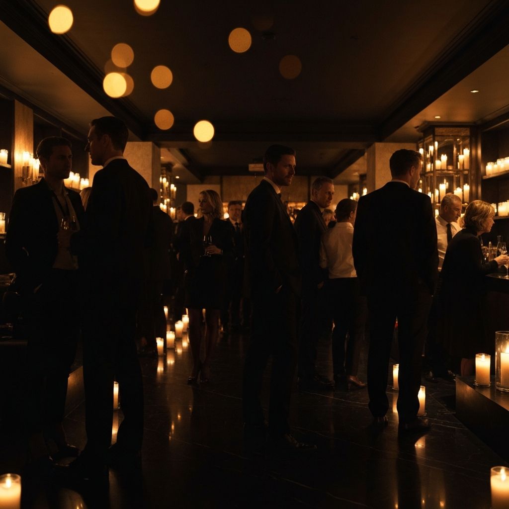 Exclusive nightclub atmosphere